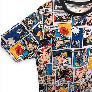 5/$25 Oh Snap Comic Strip Graphic Tee